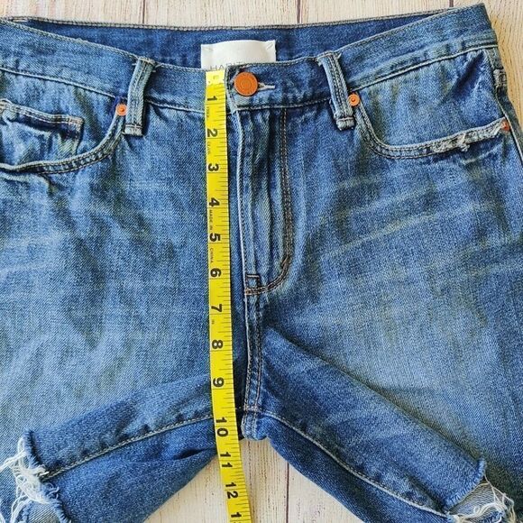 Habitual denim cutoff midi shorts sz 26 style HBJ00540B - Picture 8 of 11
